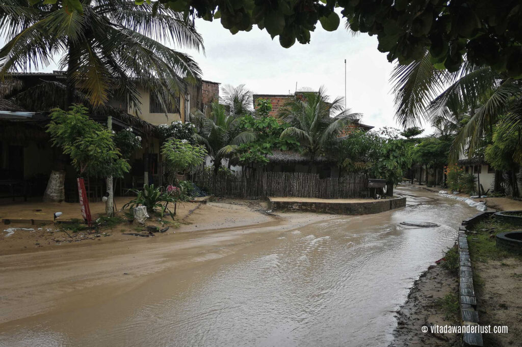 Le vie allagate di Jericoacoara