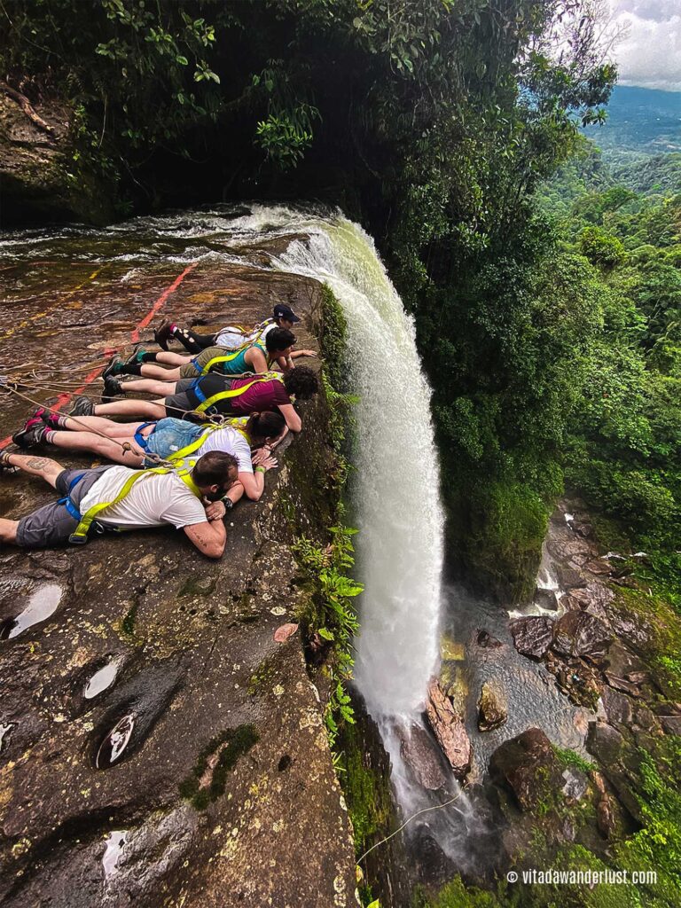 Osservando il salto della Fin del Mundo