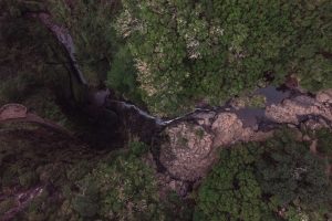 Cascada da Risco vista dall'alto