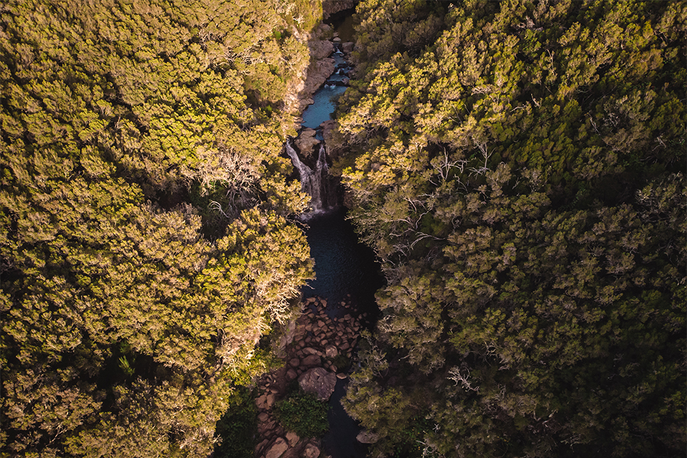 La Lagoa Dona Beja vista dall'alto