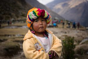 Salkanatay Trek - Bambina peruviana