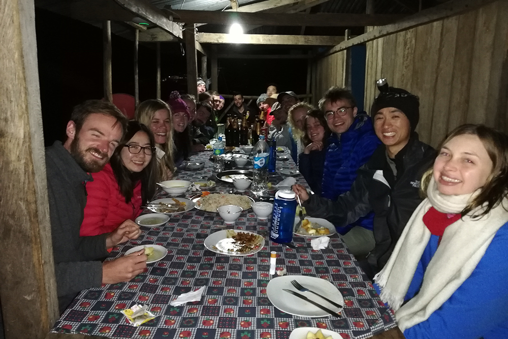 Salkantay Trek - Cena al Chaullay Camp