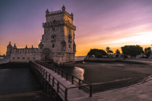 Portogallo - Tramonto torre di Belem