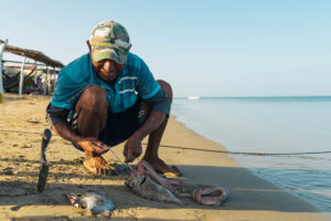 Pescatore Wayuu- Cabo de la vela - Desierto de la Guajira - Colombia