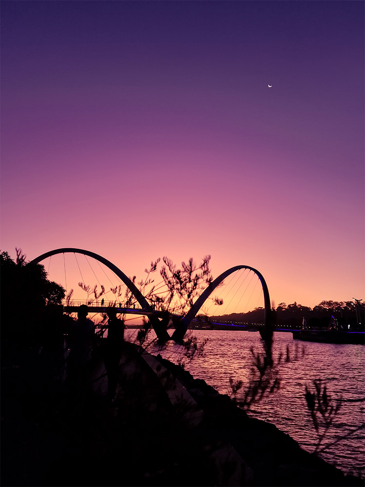 Tramonto a Elizabeth Quay - Perth