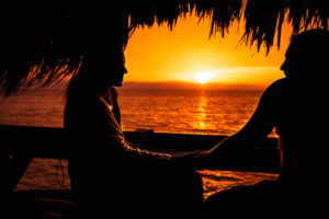 Tramonto romantico a Playa Tranquila - Isla Baru - Cartagena