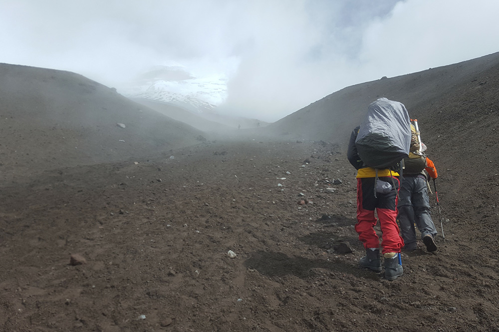 Salendo al Rifugio José Rivas