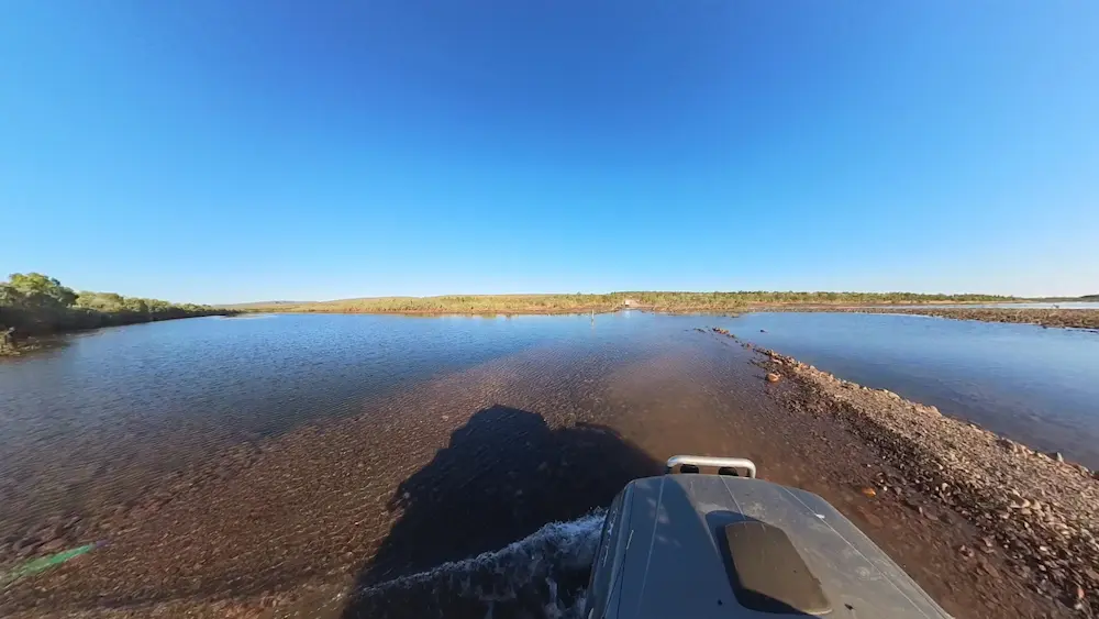 Gibb River Road - Guadando il Pentecost River