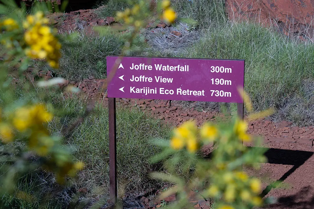 Karijini National Park - Joffre Gorge indicazioni