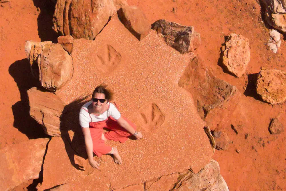 Road Trip nel Nord del Western Australia - Broome - Impronte di disonosauro a Gantheaume Point