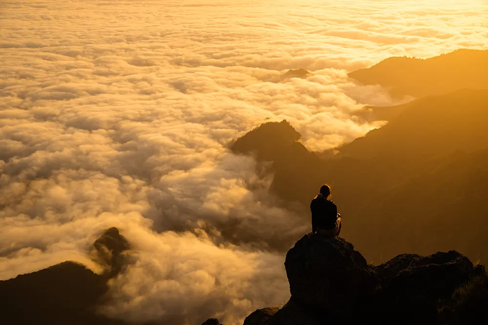 Viaggiare da soli o in coppia - Alba su Pico do Arreiro - Madeira