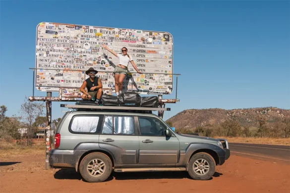 Gibb River Road – Cartello iniziale da Kununurra Gibb River Road - Cartello iniziale da Kununurra