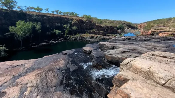 Gibb River Road – Manning Falls vista da sopra Gibb River Road - Manning Falls vista da sopra
