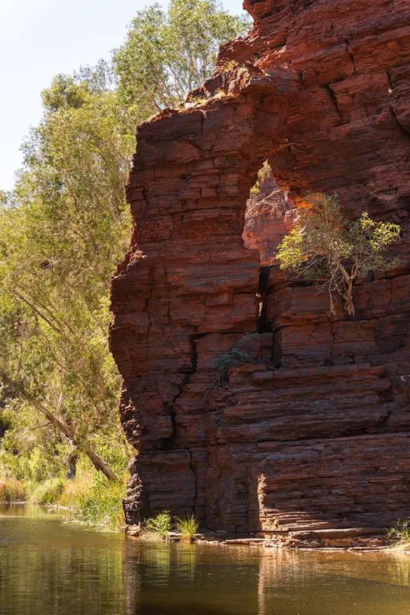 Rock Arch Pool – Karijini National Park Rock Arch Pool - Karijini National Park